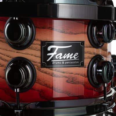 Fame Fortress Stage Shell Set Red Burst - Drum Shell Set image 6