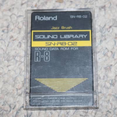 Roland SN-R8-02 Jazz Brush Sound Library Sound Data Rom for R-8