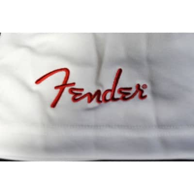 Fender Spaghetti Logo Polo Shirt White - Small image 8