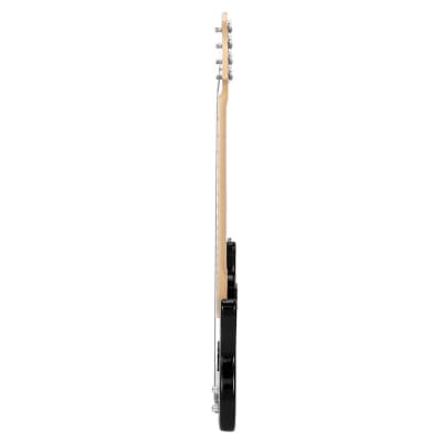 Glarry GP II Electric Bass Guitar with Wilkinson Pickup, Warwick Bass Strings, Bone Nut 2020s Black image 9
