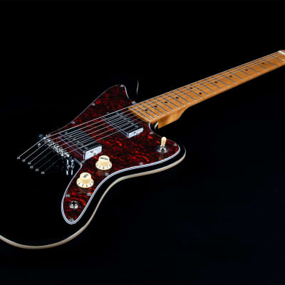 JET JJ-350 Bk Offset Electric Guitar - Black image 2