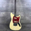 Fender Mustang 1965 Olympic White Slab Board Neck!