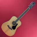 [USED] Alvarez AD60-12 Artist Series Dreadnought 12-String Acoustic Guitar, Natural Gloss Finish (Se