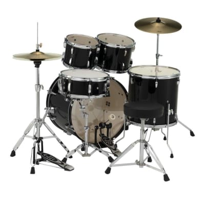 Pearl Roadshow 5pc Drum Set w/Hardware & Cymbals Jet Black RS525SC/C31 image 5