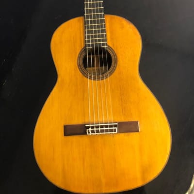 1907 Enrique Garcia Classical Guitar with Tornavoz No. 81 French Polish image 8