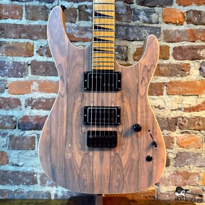 Jackson JS42 Ziricote Electric Guitar w/ Idiotbox Pickups, Gotoh Tuners & Kill Switch (2020s - Natural)
