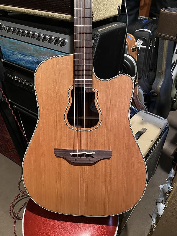Takamine 2023 GB7C Garth Brooks Signature Electric/Acoustic Cutaway  As~New, 2023, Natural Finish, Solid Cedar Top, Rosewood Back, Takamine HSC! image 1