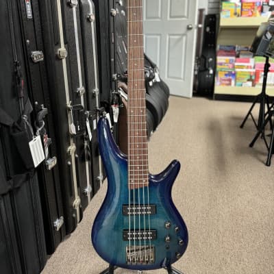 Ibanez Ibanez SR375E-SPB Soundgear Standard 5-String Bass - Sapphire Blue for sale