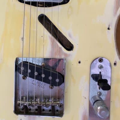 fender telecaster 1957 blond that had overpaint removed image 14