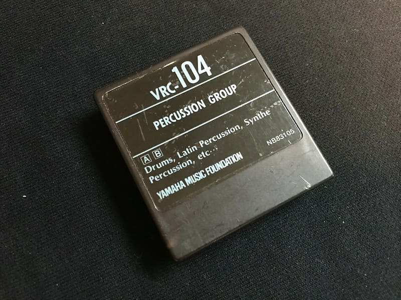 Yamaha DX7 Voice Data Rom Cartridge VCR-104 Percussion Group