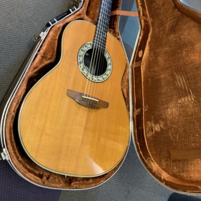 Ovation 1111-4 Balladeer 1973 USA Acoustic Guitar w / Case