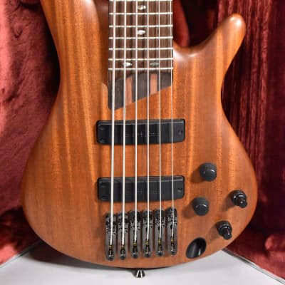 Ibanez Prestige SR5006 Walnut Finish 6 String Bass Guitar w/OHSC image 2