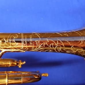 Getzen Doc Severinsen Prototype 2001 Gold Plated Trumpet image 8