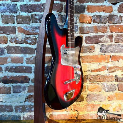 Canora / Guyatone Canadian Market Electric Guitar (1960s - Redburst) image 6