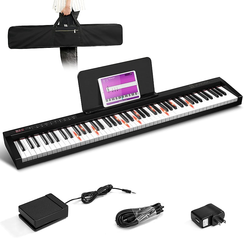 Portable Learning Electronic Organ Piano Digital 88 Keys Digital