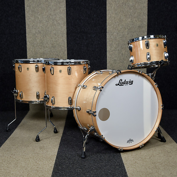 Ludwig 13/16/18/24 4pc Legacy Maple (Natural Lacquer) USED Reverb