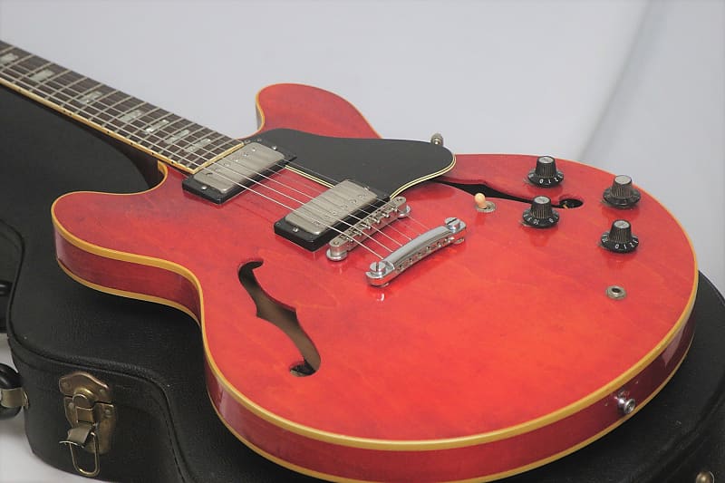 1971年 Gibson ES-335 TD ステッカーナンバードP.A.F. カラマズー製造