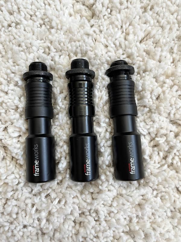 Set of 3 Gator Frameworks GFWMICQRTOP Quickrelease Mic Reverb