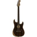 Fender American Acoustasonic Stratocaster Acoustic Guitar, Ebony Fingerboard, Ziricote