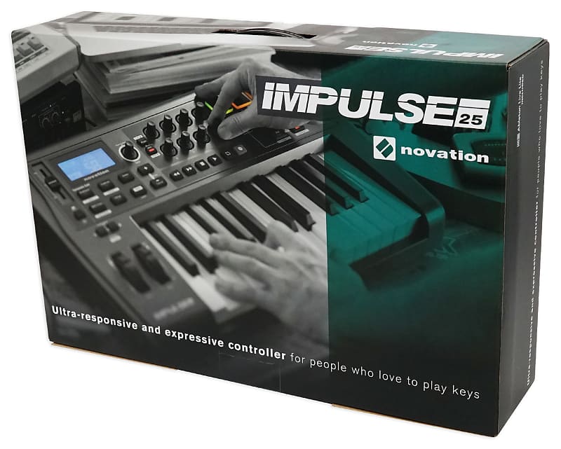 Novation Impulse 25 MIDI Keyboard Controller | Reverb