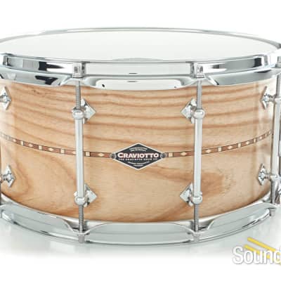 Birch Snare Drum 4x14 White Satin-