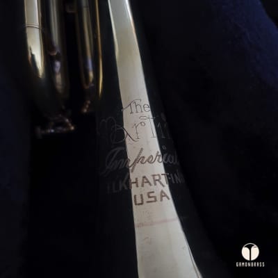 1956 Martin Imperial trumpet, mutes, Mt Vernon mouthpiece | Gamonbrass image 3