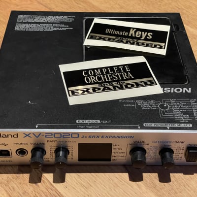 EXPANDED Roland XV-2020 64-Voice Digital Synthesizer (INCLUDES SRX-07 Ultimate Keys AND SRX-06 Complete Orchestra expansion boards)