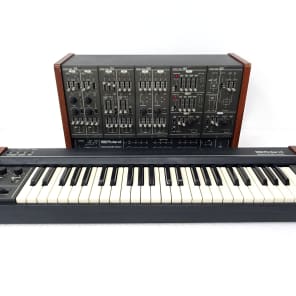 Roland SYSTEM-100M D Set Vintage Analog Modular Synthesizer w/ 181 CV Keyboard & DIN Connectors image 1