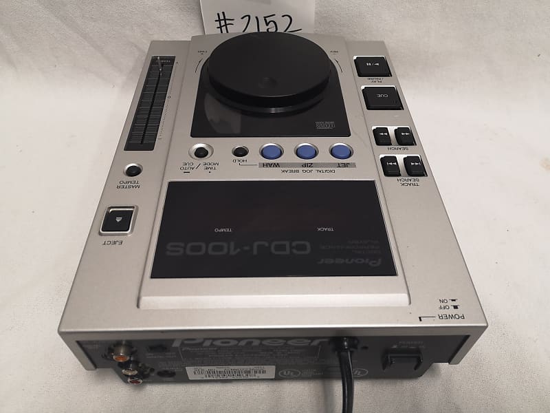 Pioneer CDJ-100S CD Player #2152 Unit Powers On, Does NOT Read
