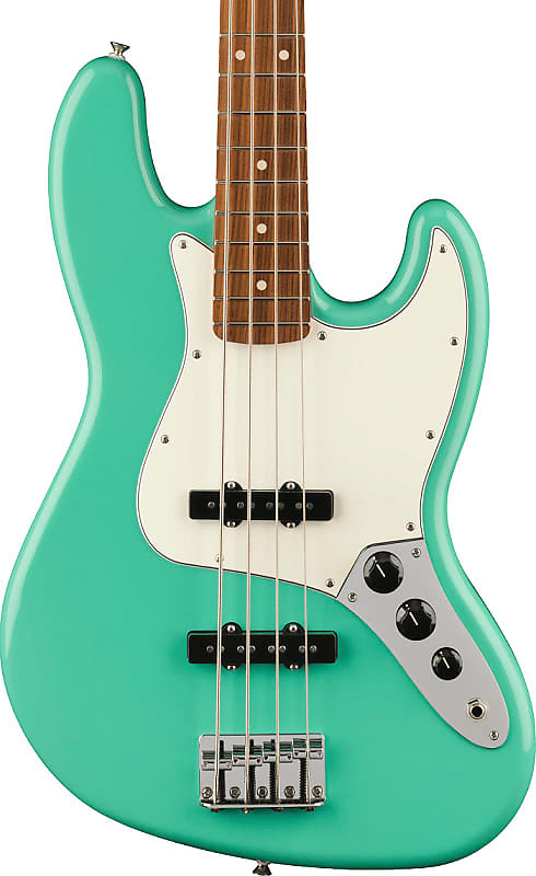 Fender Player Jazz Electric Bass. Pau Ferro Fingerboard, Sea Foam Green image 1