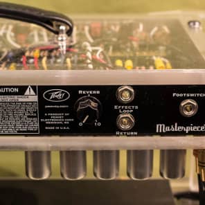 One of a kind Peavey Masterpiece 50 Custom  Clear image 5