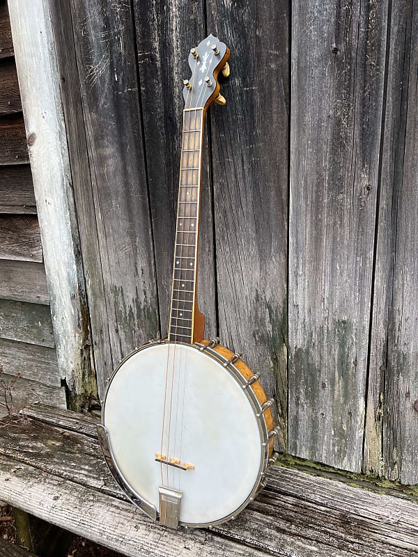 SS Stewart Universal Favorite Tenor Banjo #125 Open Back | Reverb