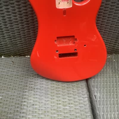 Kramer The 84 guitar body / red color | Reverb