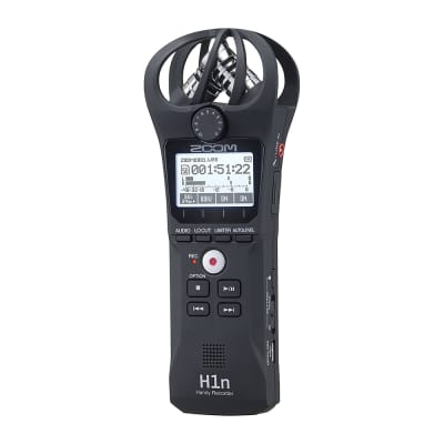 Zoom H1n Handy Portable Digital Stereo Condenser Mics Audio Recorder w/ Software image 3