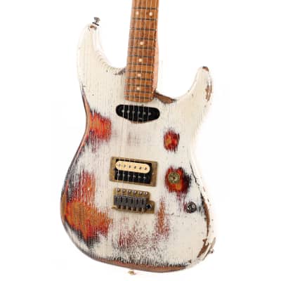 Paoletti Stratospheric Loft Series HS Music Zoo Exclusive Aged White over Sunburst Used image 7