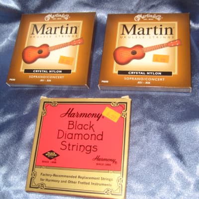 Martin Three (3) Sets of Soprano (Standard) Ukulele Strings image 1