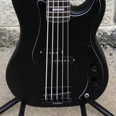 GAMMA Custom Bass Guitar P521-02, 5-String Alpha Model, Matte Black image 2
