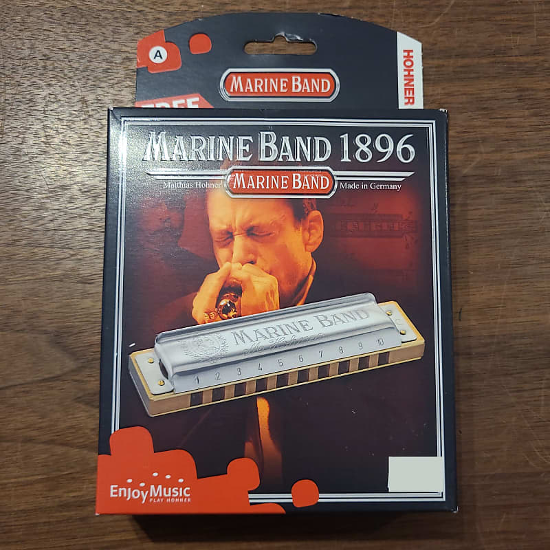 Hohner Marine Band Series Marine Band 1896 Harmonica Key of A image 1