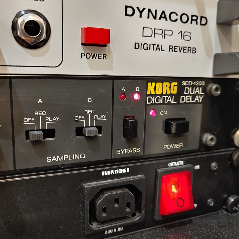 KORG SDD-1200 Stereo Delay/Chorus/Flanger/patchable LFOs, ins & outs/12 bit/RARE image 1