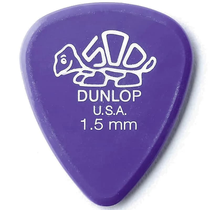 Dunlop 41R150 Delrin 500 Standard 1.50mm Guitar Picks (72-Pack) image 1