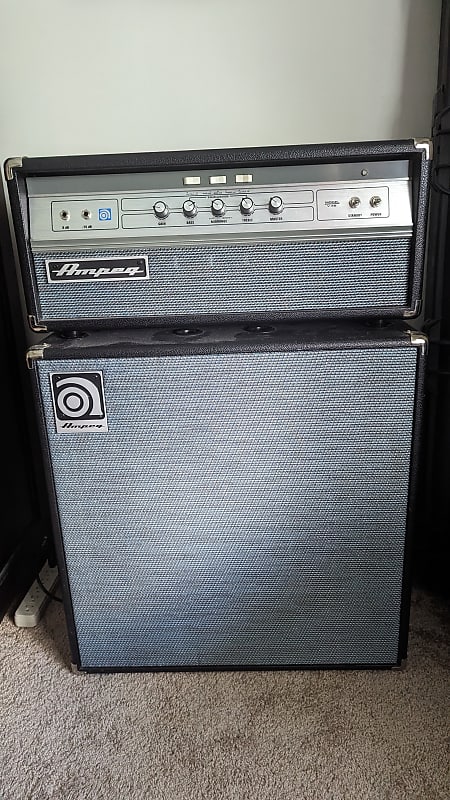 Ampeg V4B And SVT 212AV 2018-2019 - Black Tolex | Reverb