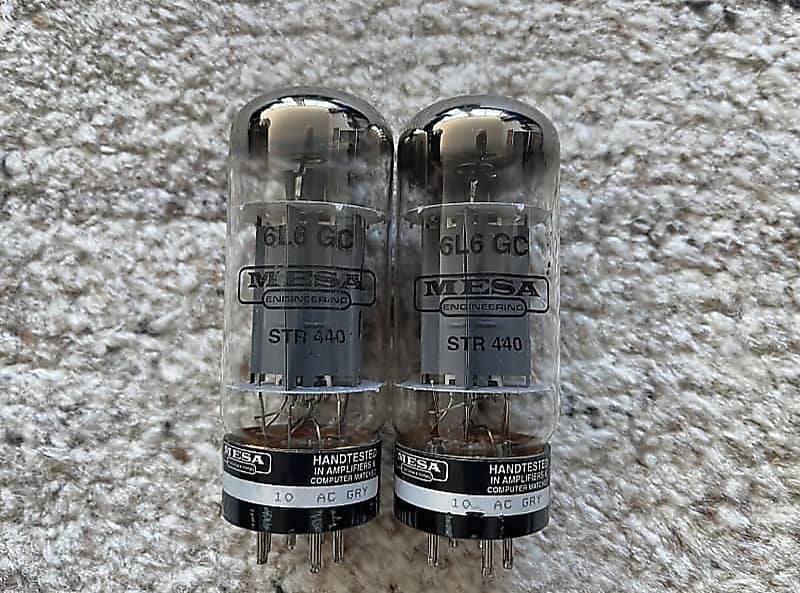 Mesa Boogie 6L6 STR-440 Power Tubes - Matched Pair | Reverb