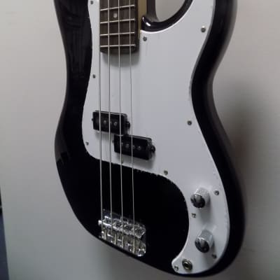 Austin APB200BK Precision Style Electric Bass - Black image 4