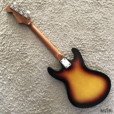Norma EG-460-1B Bass Guitar 1970s Sunburst in Original Box image 7