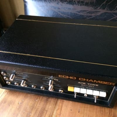 Ace Tone EC-20 Echo Chamber- tape echo 1970s black /gold | Reverb