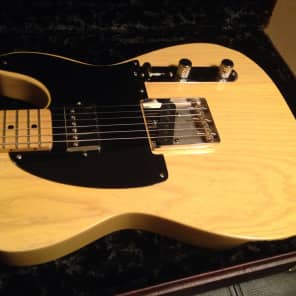 RS Guitarworks Slab Black Guard Fat Telecaster NOS Old Friend | Reverb