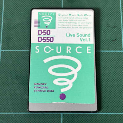 ROLAND D-50/D-550 SQURCE LIVE SOUND Vol.1 ROM CARD
