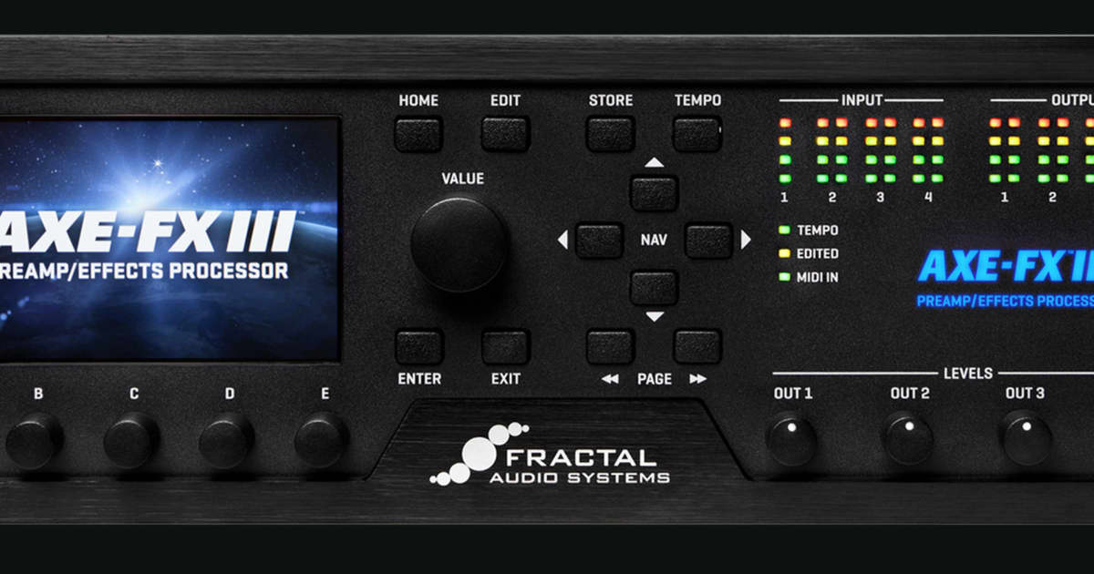 Fractal Audio Announces Axe-FX III Preamp and Effects | Reverb News
