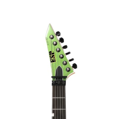 ESP USA MII Deluxe FR Electric Guitar - Lizard Spit Green Metallic - #US22261 - Display Model image 5
