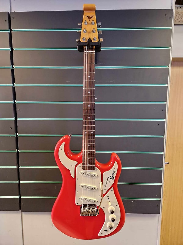 Burns Marquee Club Series Fiesta Red Electric Guitar image 1